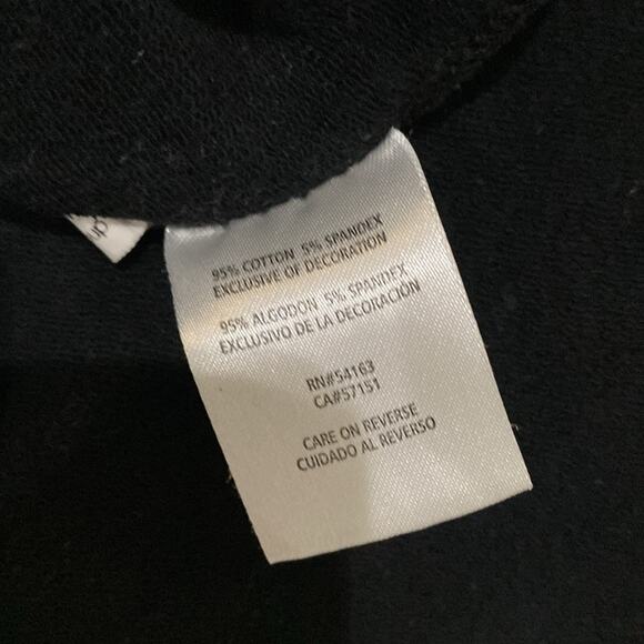 DKNY Carolina Panthers Black Hoodie Womens Sz Small NFL Team Collection - Picture 8 of 8